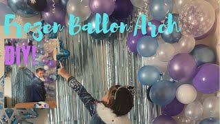 FROZEN Balloon Arch & Garland Kit | DIY by: species21 #frozen