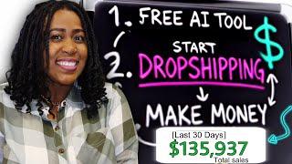 Easiest Way To Start Dropshipping For Free with AI in 2025 (For Beginners)