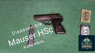 Mauser HSc #disassembly #assembly #asmr Style