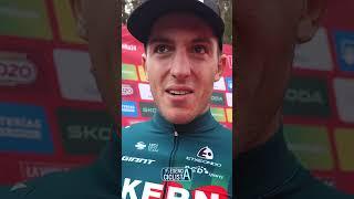  Pablo Castrillo, después de ganar la 12ª Etapa de La Vuelta