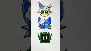 Sprunki OC Funfetti x Sprunki Peppie x Sprunki OC Rogot - Puzzle Piece Game! #sprunki #papercraft