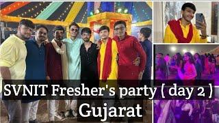 fresher's party  day 2 in [SVNIT SURAT] |musical night at nit surat| garbha in gujrat| garbha