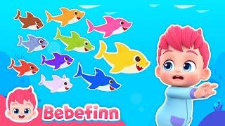  Ten Little Sharks | EP121 | Bebefinn Nursery Rhymes for Kids