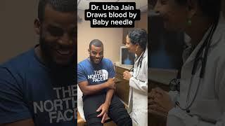 Draw blood with no pain by baby needle by Dr. Usha Jain.##drushajain #drawbloof#nopain#babyneedle