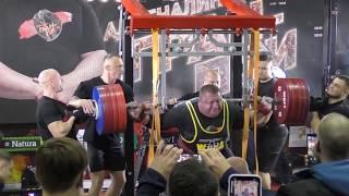 Невероятный рекорд в приседе! Алхазов! 525 кг.!!/Incredible! Alkhazov! 525kg! 1157,43 lbs!