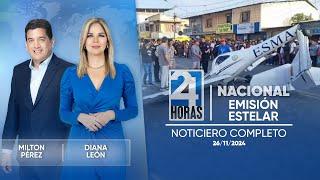 Noticiero de Ecuador (Emisión Estelar 26/11/24)