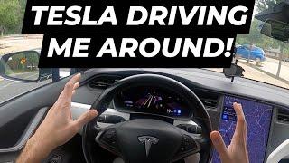 I Let A Tesla Drive Me Around In Full Self-Driving Mode