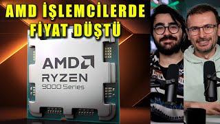 Ryzen 9000 serisinde fiyatlar düştü | AMD, İŞÇİ ÇIKARMAYA HAZIRLANIYOR!