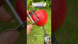 Guess how long it took to peel this apple ⏱️ #scottsreality