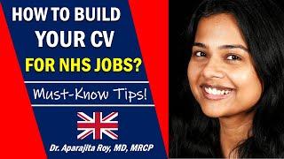 CV building tips for NHS jobs | How to build a great CV for NHS jobs?