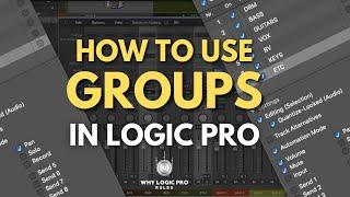 Groups in Logic - How to Comp, Edit, and Manage Multiple Tracks As One