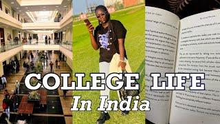 College life in India | African student | study,eat,repeat | College vlog