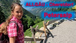 Panorama Wanderung im Allgäu: Oberstdorf zur Petersalp // mit Laura