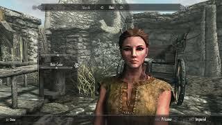 SKYRIM Female Character Creation -SETTINGS BELOW -No Mods