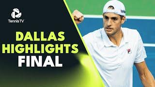 Yibing Wu vs John Isner EPIC! | Dallas 2023 Final Highlights