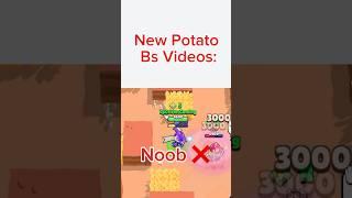 New vs Old Potato Bs Videos: #brawl #gaming #brawlstarsgame #brawlstars #shorts #fyp #foryou