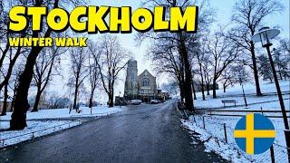 Stockholm Winter Walk  | Exploring the City in the Cold with Olov