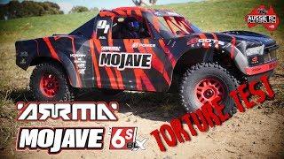 ARRMA Mojave 6S BLX 1/7 Scale Desert Truck Torture Test - 4S & 6S