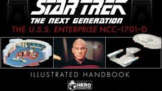 Star Trek: The USS Enterprise NCC-1701-D Ilustrated Handbook Unwrapping And Look