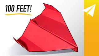 EPIC Paper Airplane that Flies Over 100 Feet! How to Make Brigand