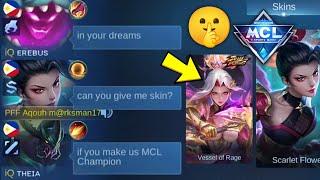 HANABI "NO SKIN" PRANK IN MCL!! - HANABI NEW SOUL VESSELS SKIN "VESSEL OF RAGE" MCL GAMEPLAY - MLBB