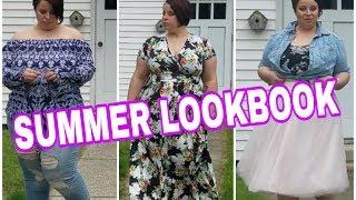 Plus Size Lookbook | Summer Outfits  (collab) try on