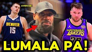 NAGSINUNGALING si Lebron sa Lakers LUMALA pa ang Injury! | AVERAGE nalang ang Nuggets!