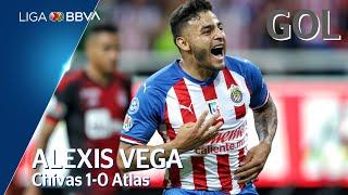 Gol de A. Vega | Guadalajara 1 - 0 Atlas | Liga BBVA MX - Apertura 2019  - Jornada 9