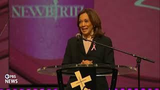 WATCH: Harris speaks at Baptist megachurch in Georgia on her 60th birthday