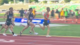 Men’s 1500m Semi-final Heat 1, 2024 U.S. Olympic Trials, Cole Hocker (3:37), Liam Murphy, Teare