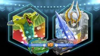 Beyblade burst app~Quon Limon vs Unknown blader (Quetziko Q2 vs Odax O2)