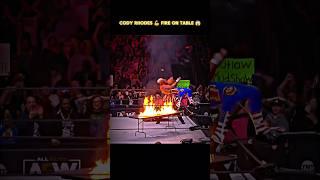 Wait For end  Cody Rhodes on Fire Table 