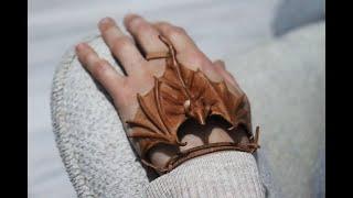 How to make leather bat pattern - leather pattern -