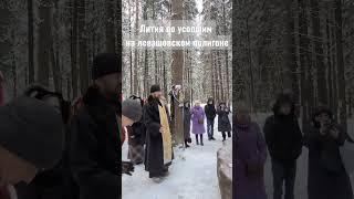 Лития по усопшим на левашовском полигоне в день памяти Новомученников российских