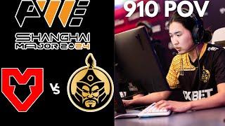 910 POV - TheMongolZ vs MOUZ (28/18) Perfect World Shanghai Major 2024