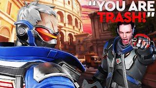 Killing Twitch Streamer on soldier w/ reactions (Overwatch 2)