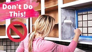 Painting Kitchen Cabinets - Avoid These 11 Huge Mistakes