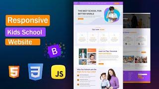 Create a Modern Website Template with HTML, CSS, and Bootstrap 5 | Complete Bootstrap 5 Tutorial