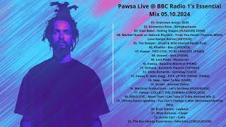 Pawsa Live @ BBC Radio 1's Essential Mix 05.10.2024 with tracklist