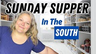 Cooking a Big Southern Sunday Supper For My Family || Easy Family Meals