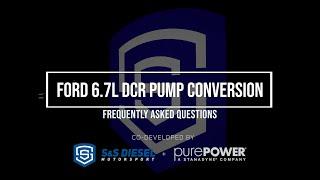 Ford 6.7L CP4 to DCR Pump Conversion Frequently Asked Questions