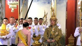 พระราชพิธีบรมราชาภิเษก | สรงพระมุรธาภิเษก ทรงรับน้ำอภิเษก ทรงรับเครื่องราชกกุธภัณฑ์