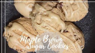 How To Make Maple Brown Sugar Cookies | Best Fall Cookies