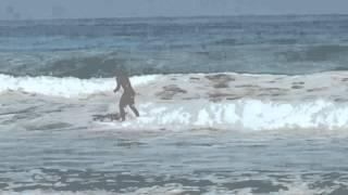 Waves at Encuentro beach.