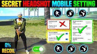 Free Fire Max Auto Headshot Trick 2024 Sensitivity | 2gb, 4gb, 6gb Ram Headshot Sensitivity Setting