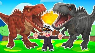 Using EVERY TARBOSAURUS SKIN in JURASSIC BLOCKY