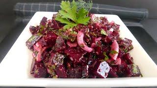 Beets salad in mustard sauce!