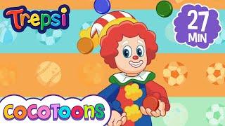 Las mejores canciones de Trepsi - Canta canciones infantiles con Trepsi el Payaso | Cocotoons