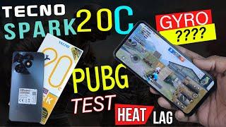 Tecno Spark 20C Pubg Test | Gaming Review "Gyro "Graphics " Battery | Spark 20c Price in Pakistan