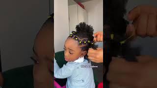 Kids / toddler hairstyle #shorts #naturalhair